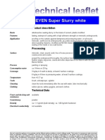 Fax TM Super Slurry White