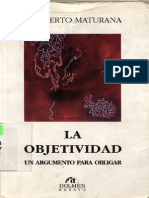 la objetividad humberto maturana.pdf