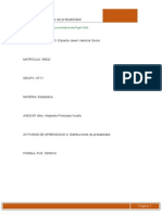 ACTIVIDAD de APRENDIZAJE 4 Distribuciones de Probabilidad 2