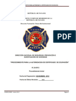 Procedimiento Autorizar Certificado Ocupacion PDF