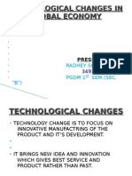 Tecnological Changes in Global Economy