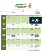 Zambowood Health Center: Bacillus Calmette-Guerin (BCG) Vaccine