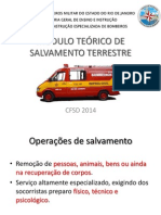 Salvamento Terrestre CFSD2014