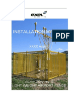 Installation Manual: DD - Mm.20yy Rev. 0 Light Weight Airport Fence