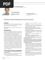 Tecnicas de Ortodoncia Fija