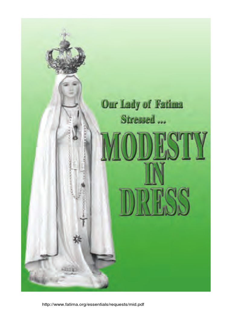 Modesty in Dress | PDF | Modesty | Our Lady Of Fátima