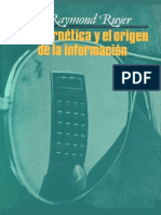 Ruyer - La Cibernetica y El Origen de La Informacion