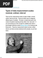 Types of Scale