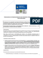 Mejoramiento de Vivienda para Personas Con Discapacidad