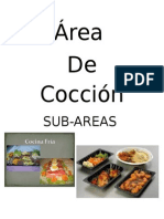 Área de Coccion Sub Areas