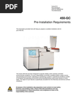 Varian GC 450 Pre-Installation Requirements - English