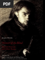 Jacques Derrida - Memoirs of The Blind | PDF
