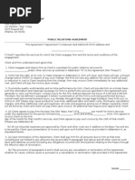 Download Public Relations Agreement by Gardner Craig SN27935586 doc pdf