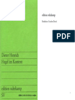 Dieter Henrich - Hegel Im Kontext