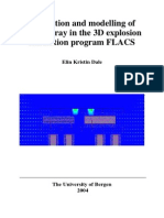 Simulation and Modelling of Water Spray in The 3D Explosion