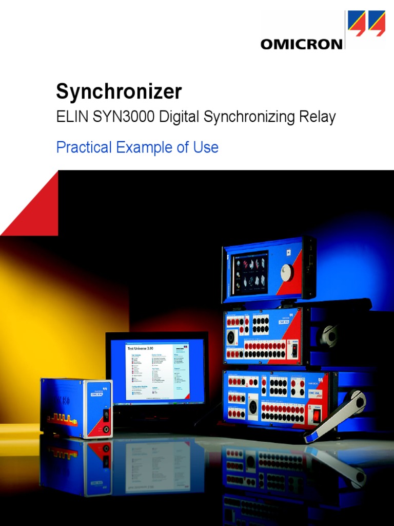 Example Synchronizer SYN3000 | PDF | Technical Support | Relay
