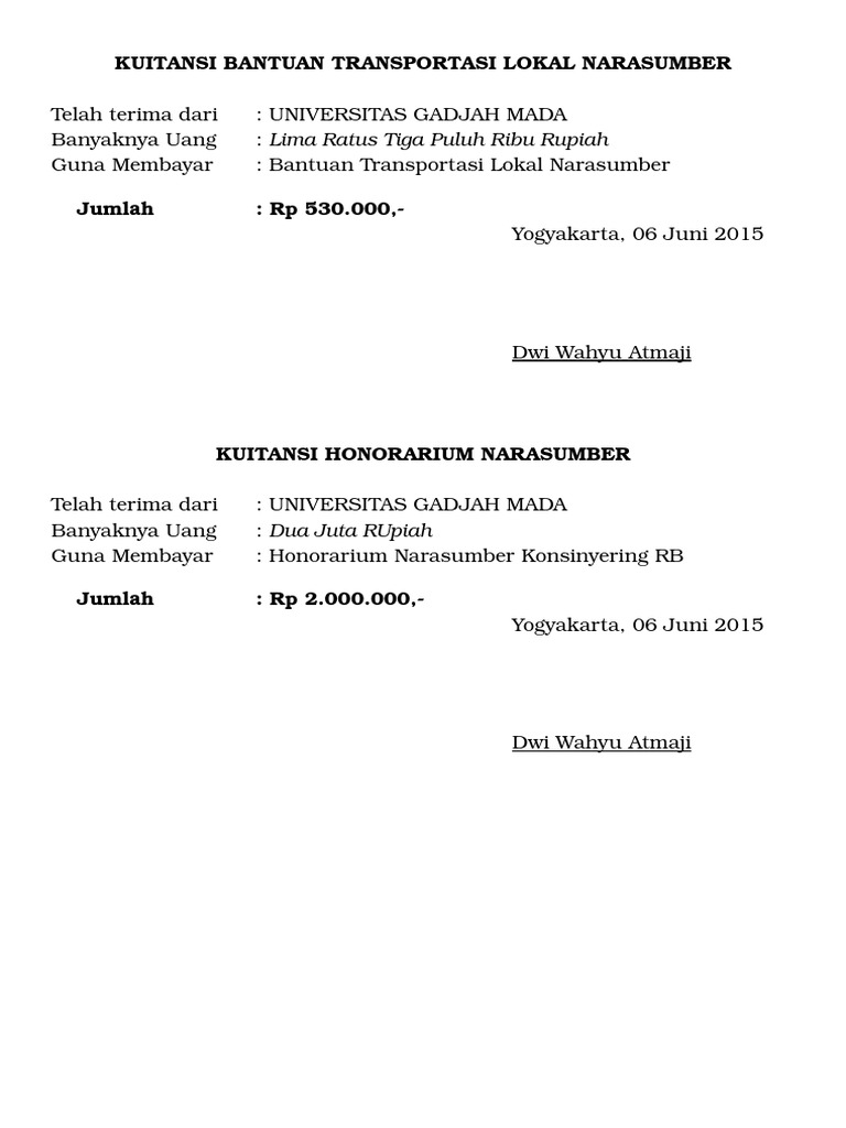 Kwitansi