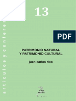 13. Patrimonio Natural y Patrimonio Cultural