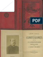 Confesiones de Un Ex-Librepensador Leo Taxil 1887
