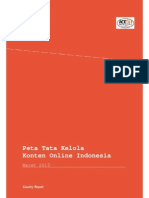 Peta Tata Kelola Konten Online Indonesia