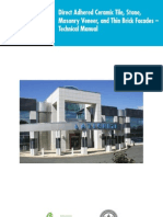 Direct Adhered Ceramic Tile, Stone, and Thin Brick Facades Technical Design Manual