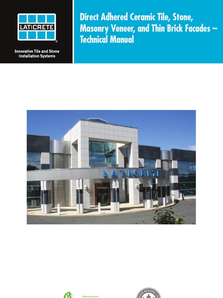 Direct Adhered Ceramic Tile, Stone, and Thin Brick Facades Technical ...