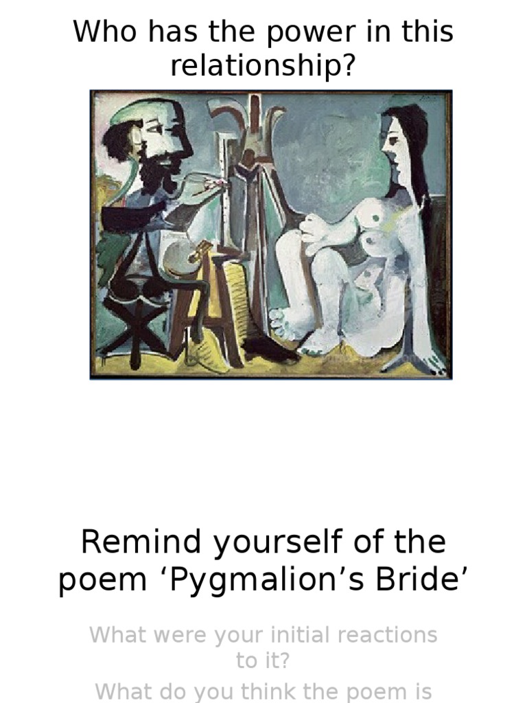 Analyzing 'Pygmalion's Bride' Poem | PDF