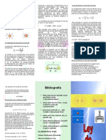 Triptico de La Ley de Coulomb