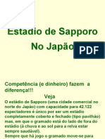 Estádio de Sapporo No Japão