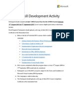 MVA Skill Development Activity
