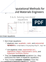 AP3114 Lecture WK6 WK8 NonlinearEquations