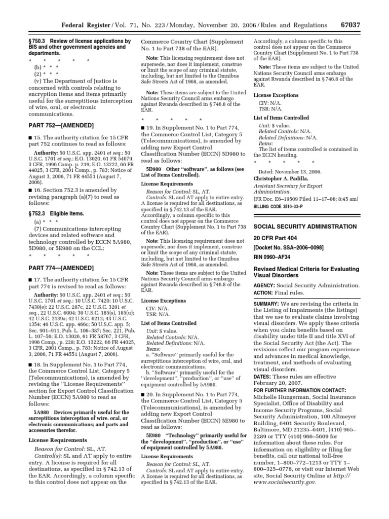 Rule Social Security benefits Federal old age, survivors