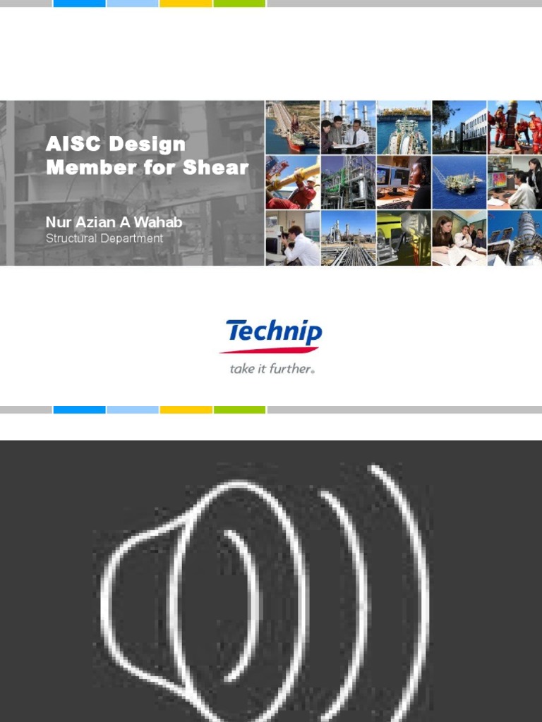 AISC Shear Design Guidelines | PDF | Yield (Engineering) | Buckling
