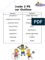 Grade 2 Pe Year Outline Ures
