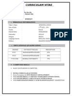 Aditya Singh.: Curriculam Vitae