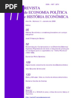 História Econômica. Considerações sobre um campo disciplinar