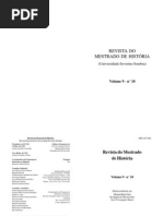 História Social - caminhos de um campo histórico. Revista do Mestrado, USS. 2007