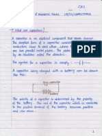 Unit 4 Physics Notes: Capacitance