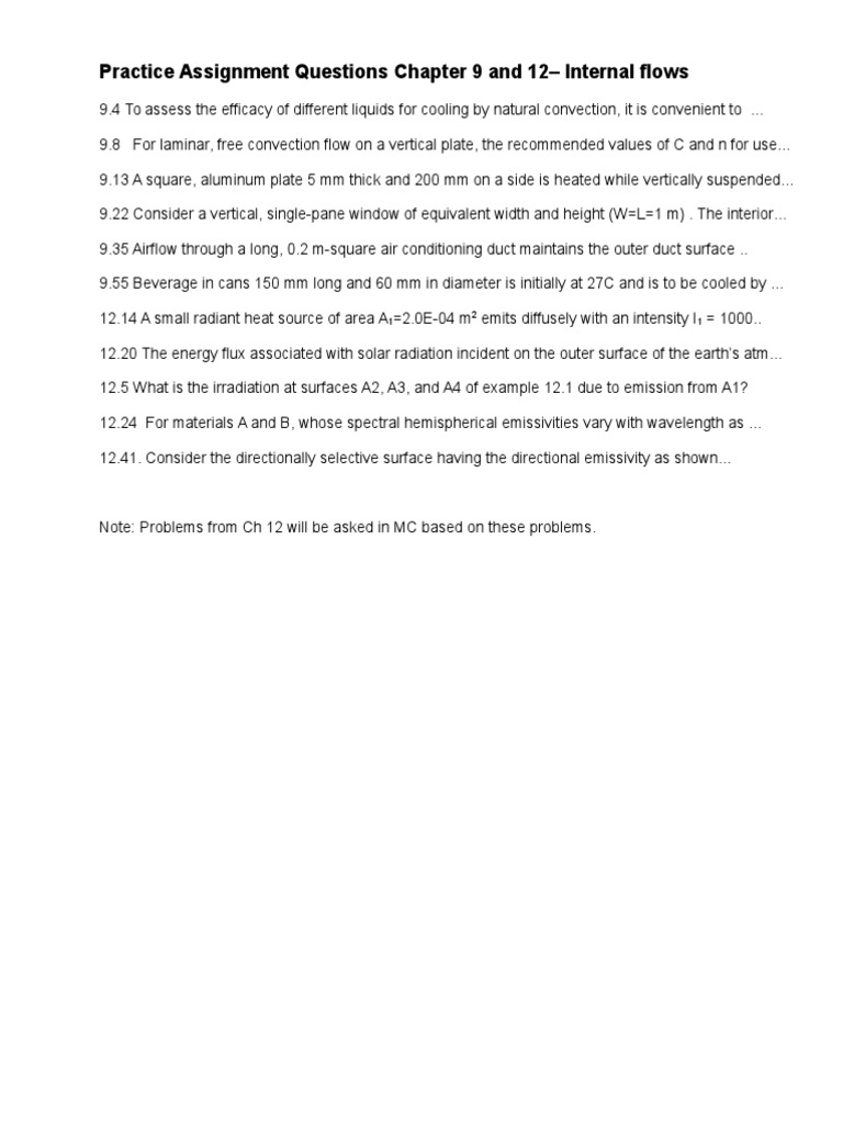 Practice Assignment 9 - 12 | PDF