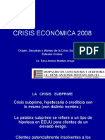 Crisis de los Creditos Suprime o crisis inmobiliaria del 2008