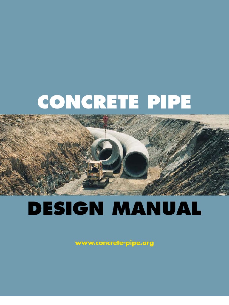 Concrete Pipe Design Manual Pdf Sanitary Sewer Storm Drain
