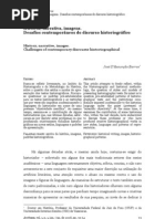 História, Narrativa, Imagens – Desafios Contemporâneos do Discurso Historiográfico. Antíteses, 2008