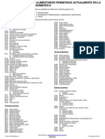 lista de aditivos permitidos en la union europea