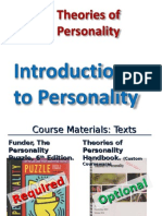 Intro To Personality Slides (PPT) (Jan. 7, 2015)