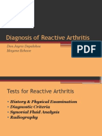 Diagnosis of Reactive Arhtritis