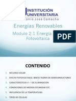 Modulo 2.1 Recurso Solar y Fundamentos