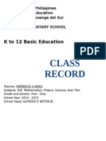 Class Record'14