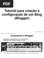 Tutorial - Blogger - Blog