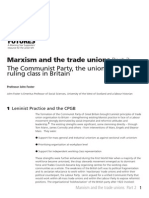 Marxism and the Trade Unions Part 2