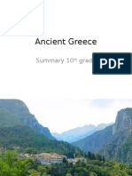 Ancient Greece: Summary 10 Grade